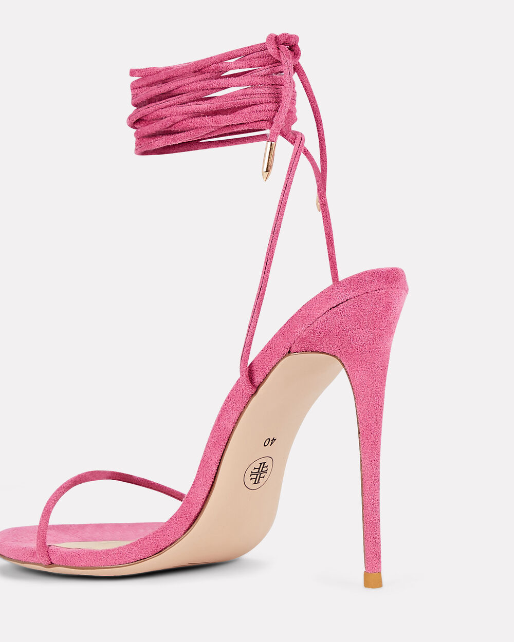 Femme LA Barely There Lace-Up Sandals