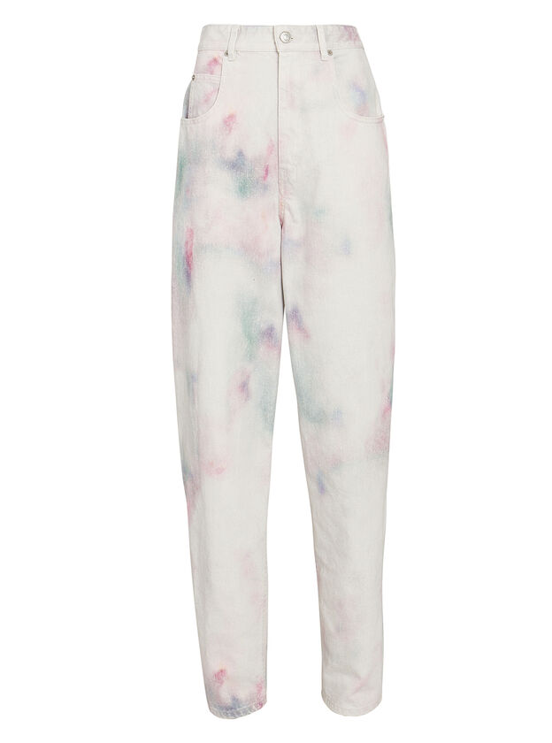 Corfy Tapered Tie-Dye Jeans