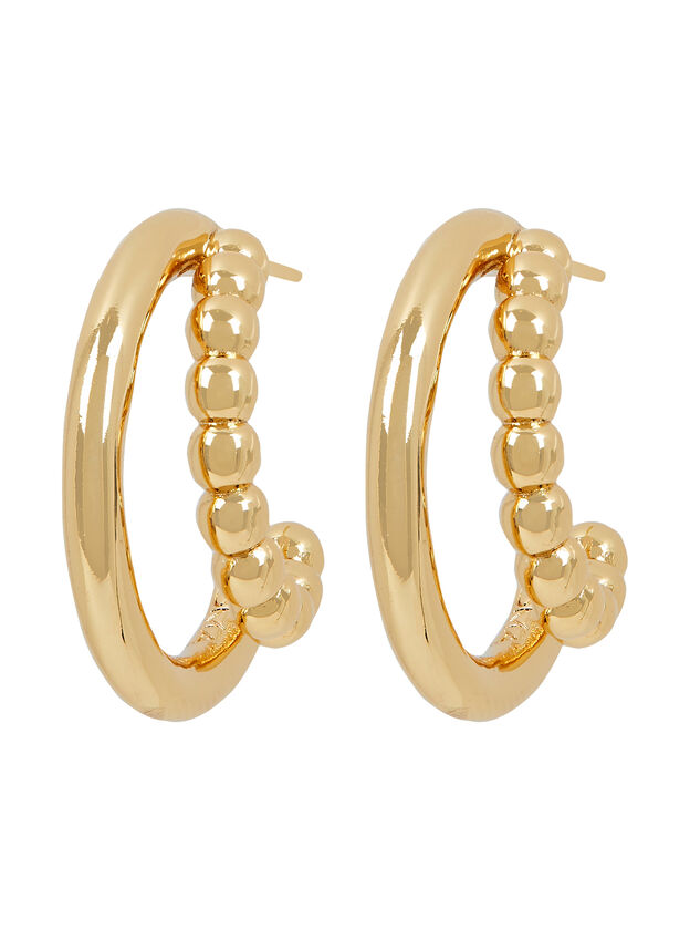 The Ile Gold Vermeil Hoop Earrings