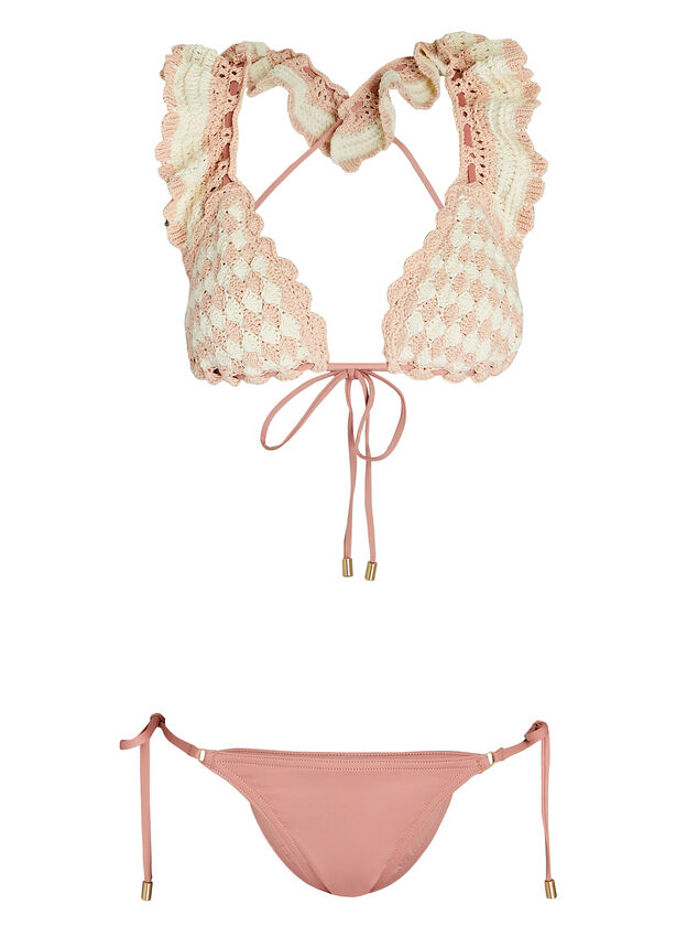 Clover Crocheted Triangle Bikini Set