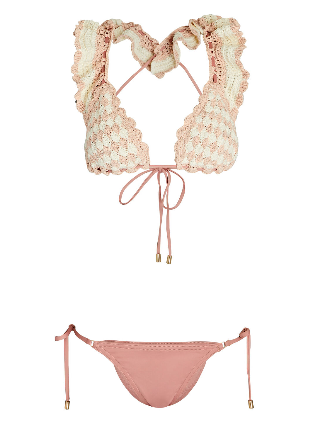 Clover Crocheted Triangle Bikini Set