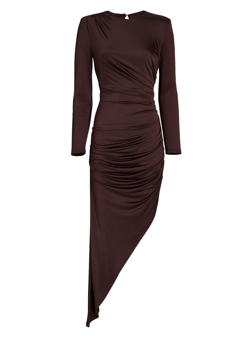 Tristana Asymmetric Ruched Jersey Dress