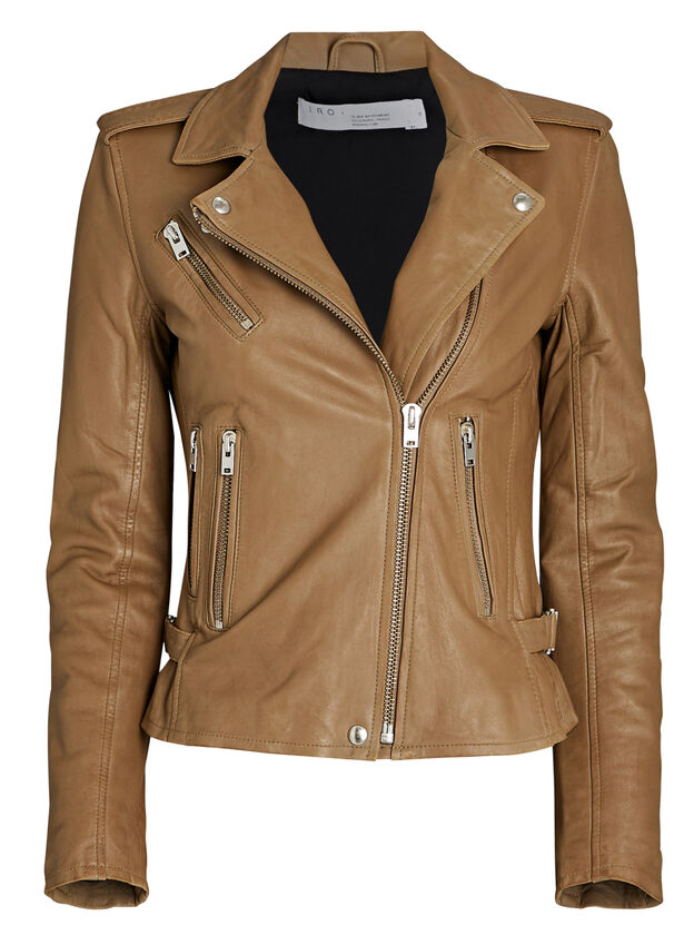 Newhan Leather Biker Jacket