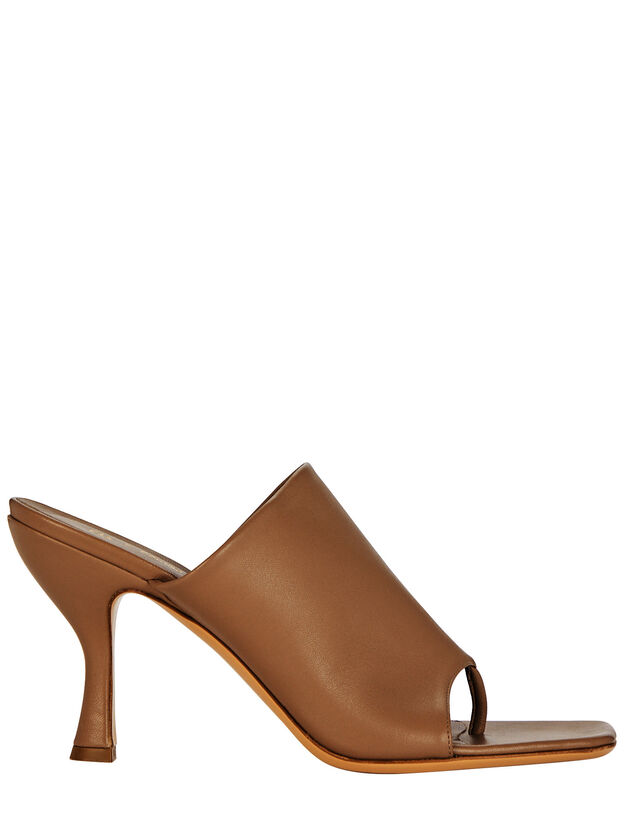 x Pernille Teisbaek Leather Thong Slide Sandals
