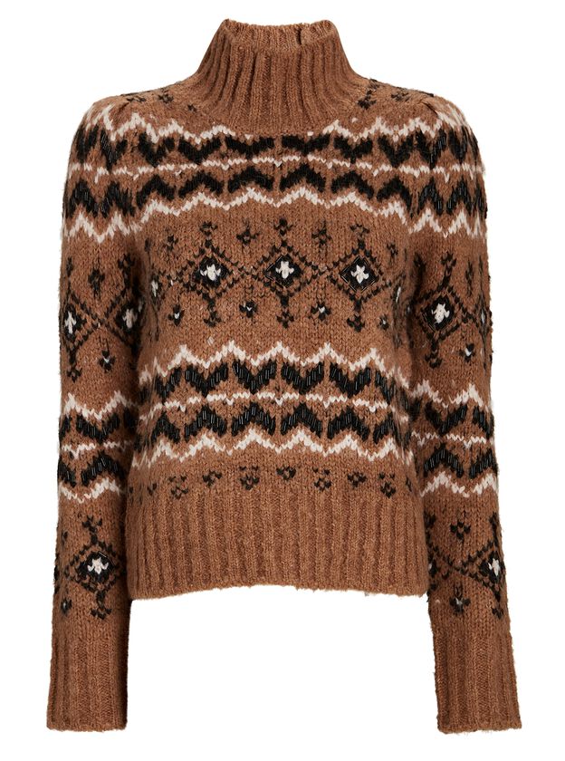 Chiana Fair Isle Turtleneck Sweater