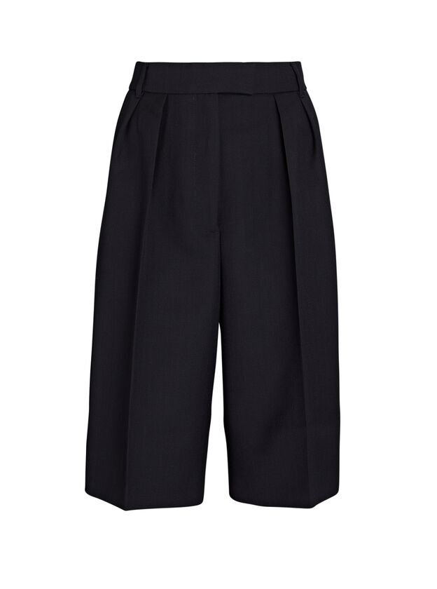 Alexa Wool-Blend Tailored Shorts