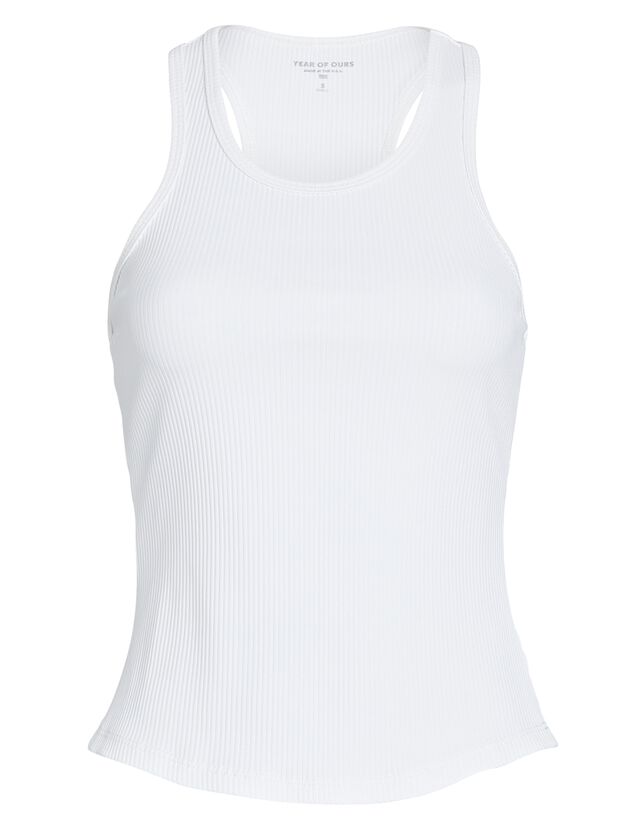 Ribbed Sporty Tank Top