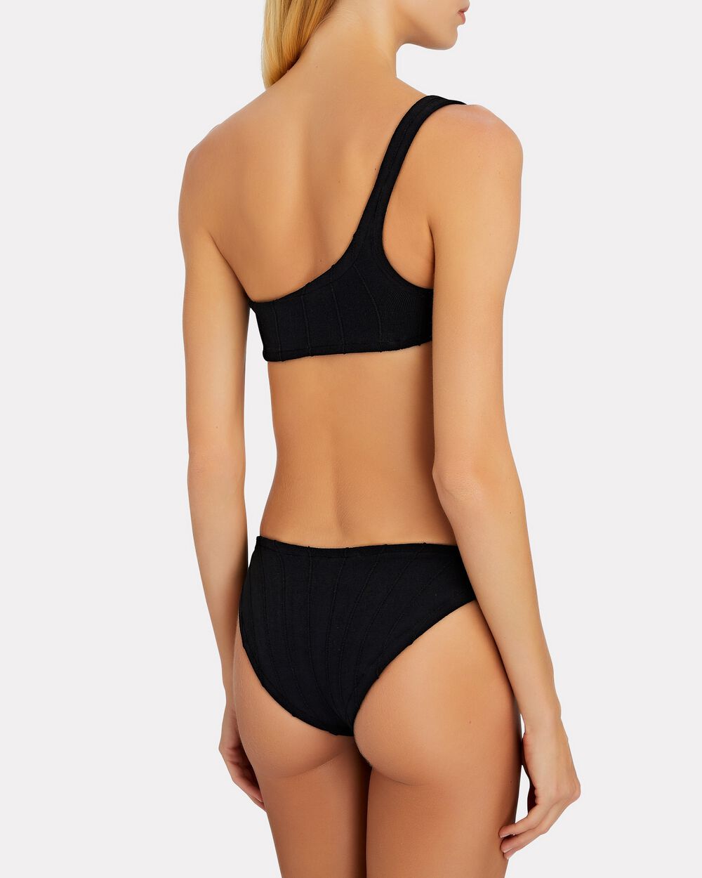 Hunza G Zadie One-Shoulder Bikini Set