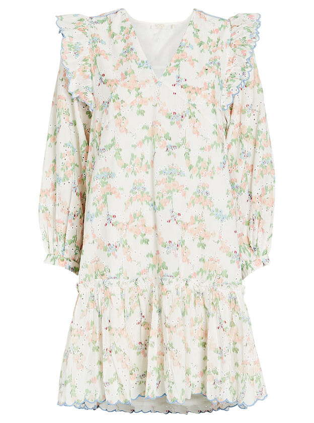 Patricia Floral Cotton Mini Dress