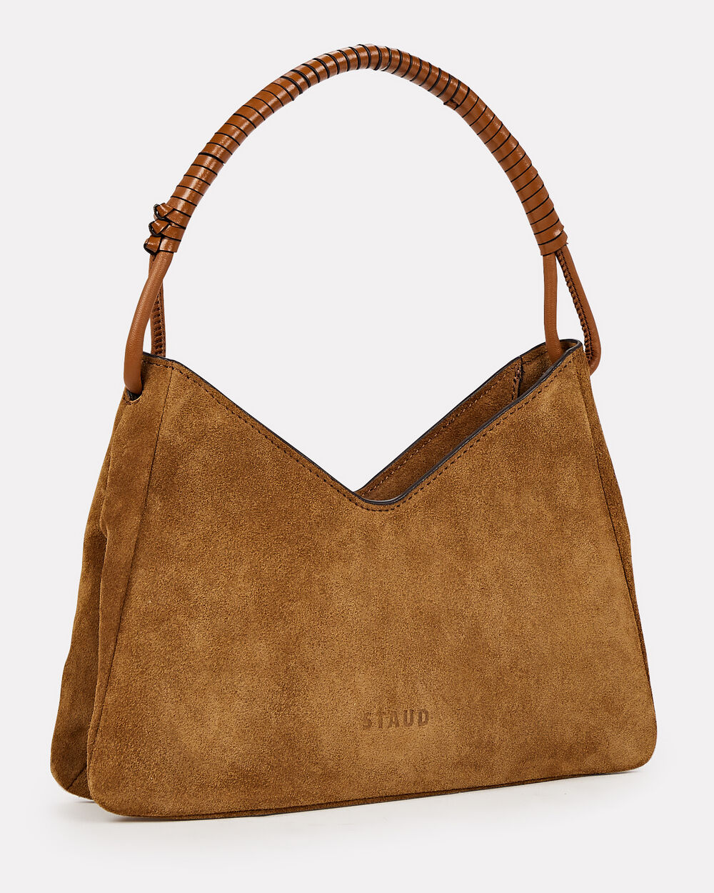 Staud Faux Fur Crossbody Bag - Brown Crossbody Bags, Handbags - WSTFG51939