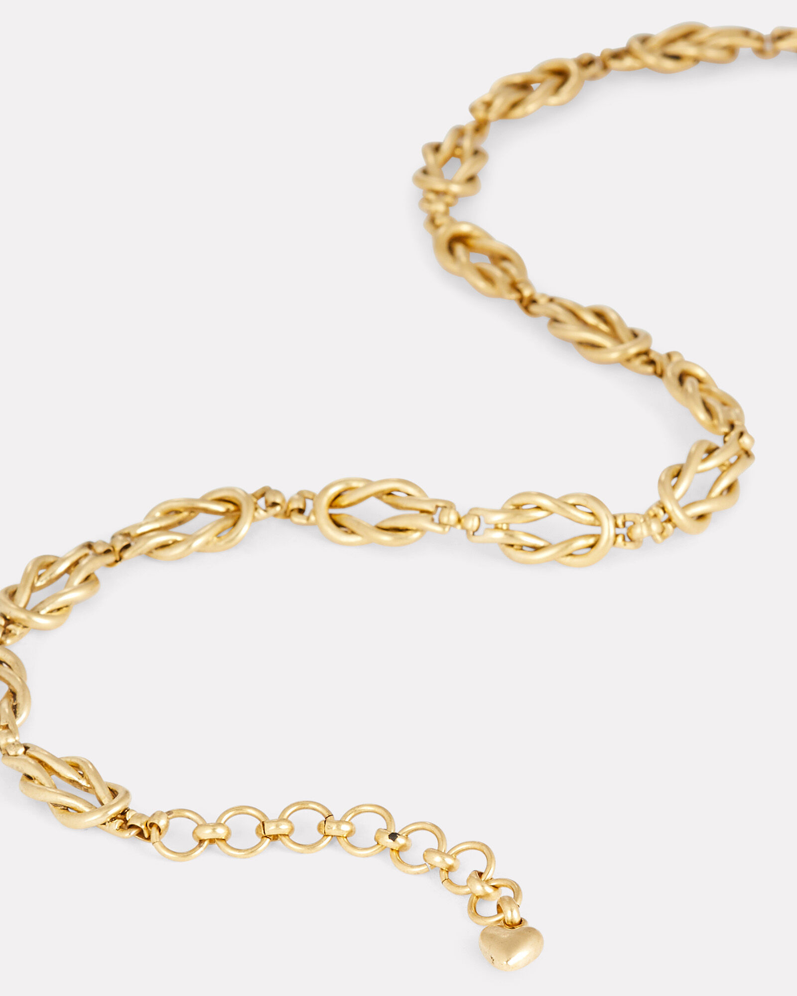 Brinker & Eliza Love Knot Chain-Link Necklace | INTERMIX®