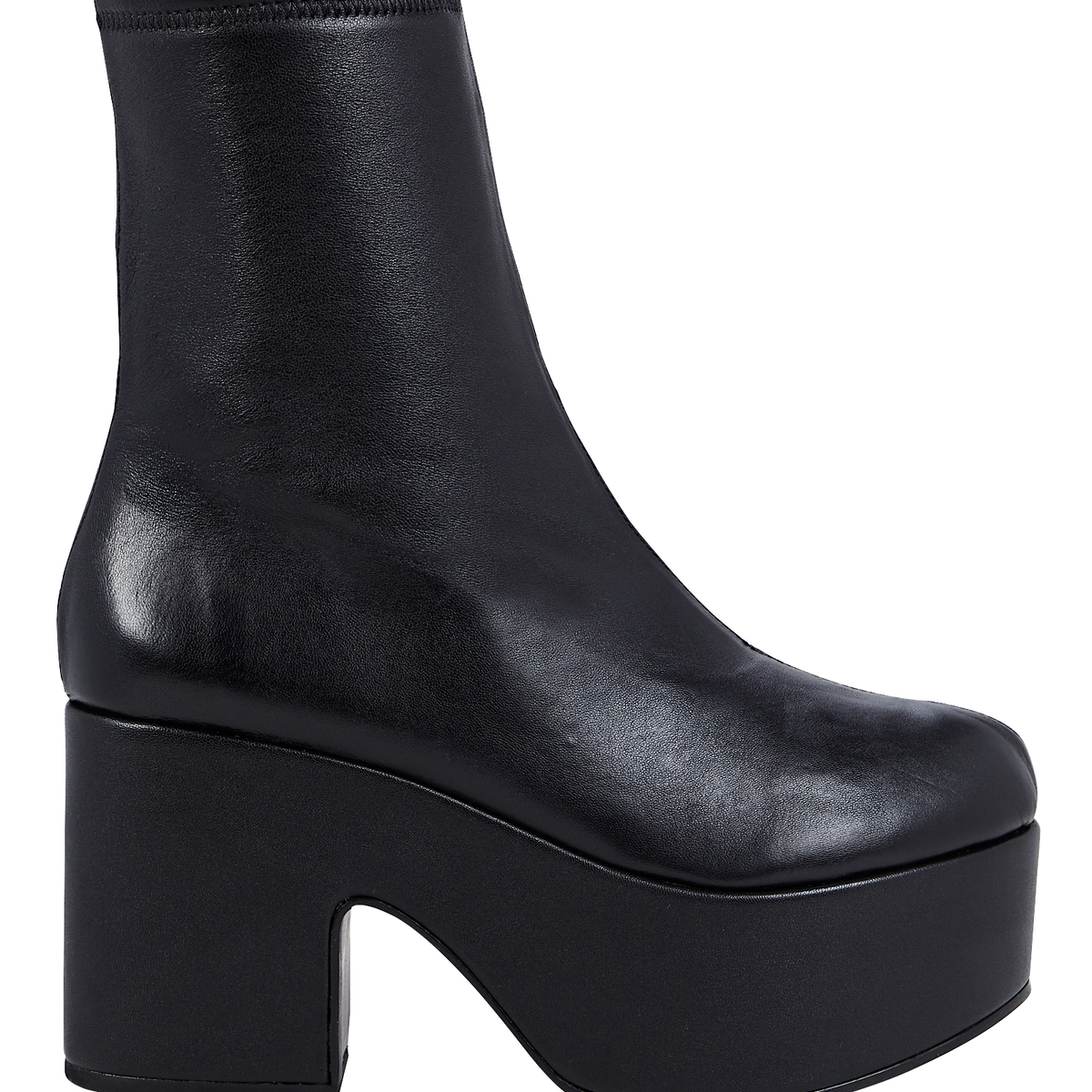 Larroudé Miso Leather Platform Ankle Boots | INTERMIX®