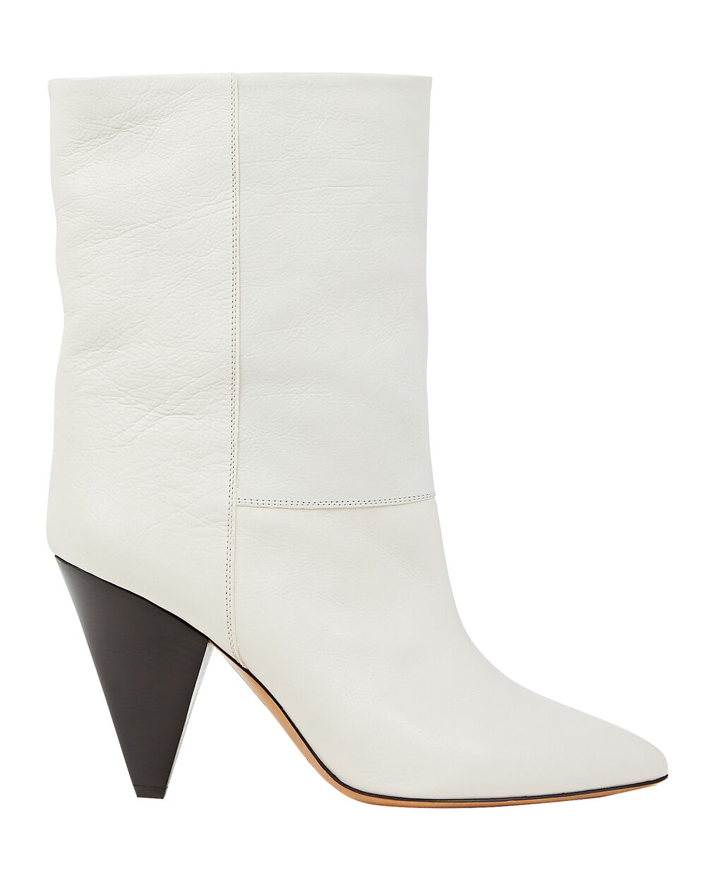 Huiswerk maken Opnieuw schieten uitbreiden Isabel Marant Locky Leather Ankle Boots In White | INTERMIX®