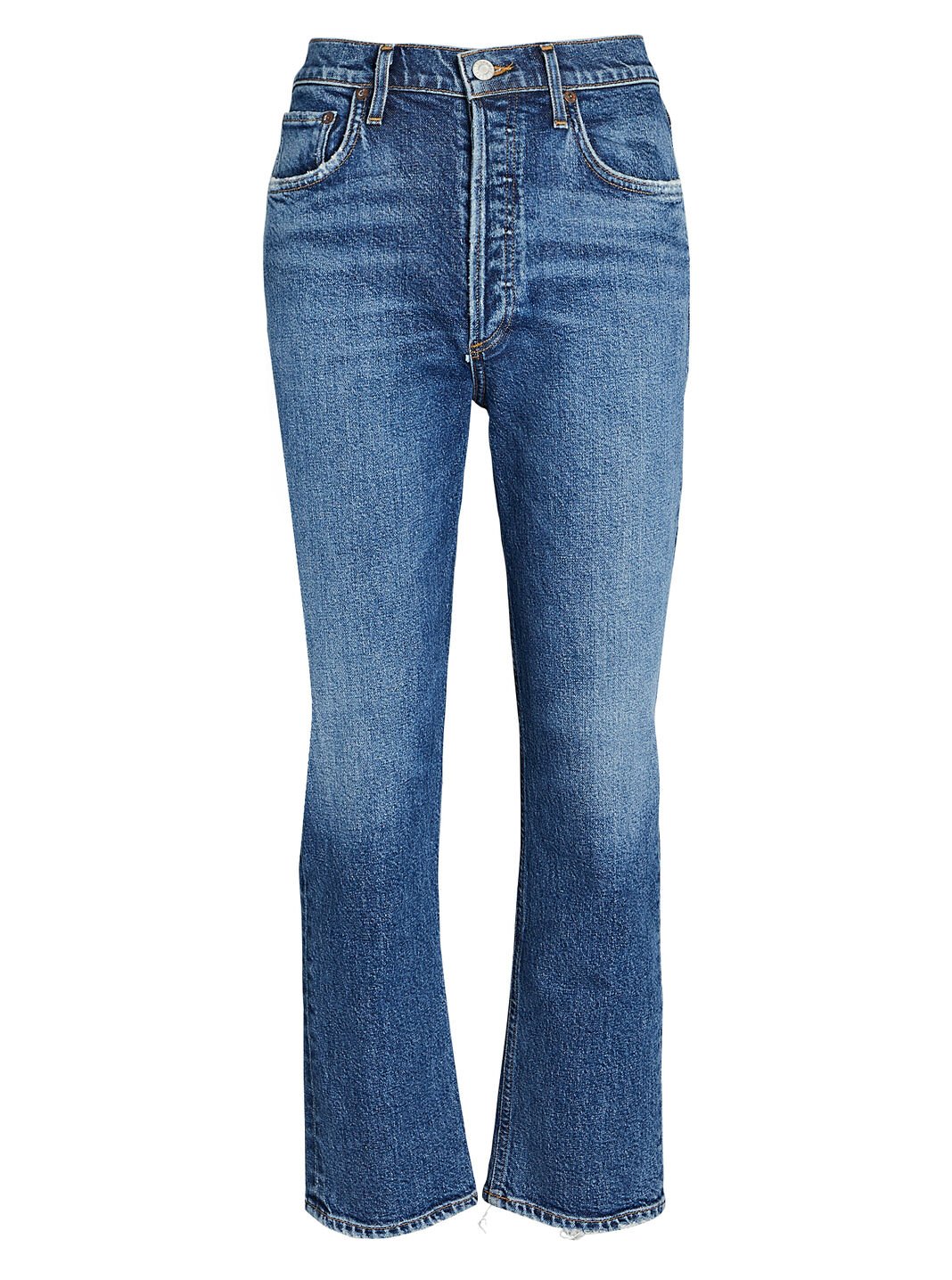 90&#39;s Pinch Waist High-Rise Straight Jeans