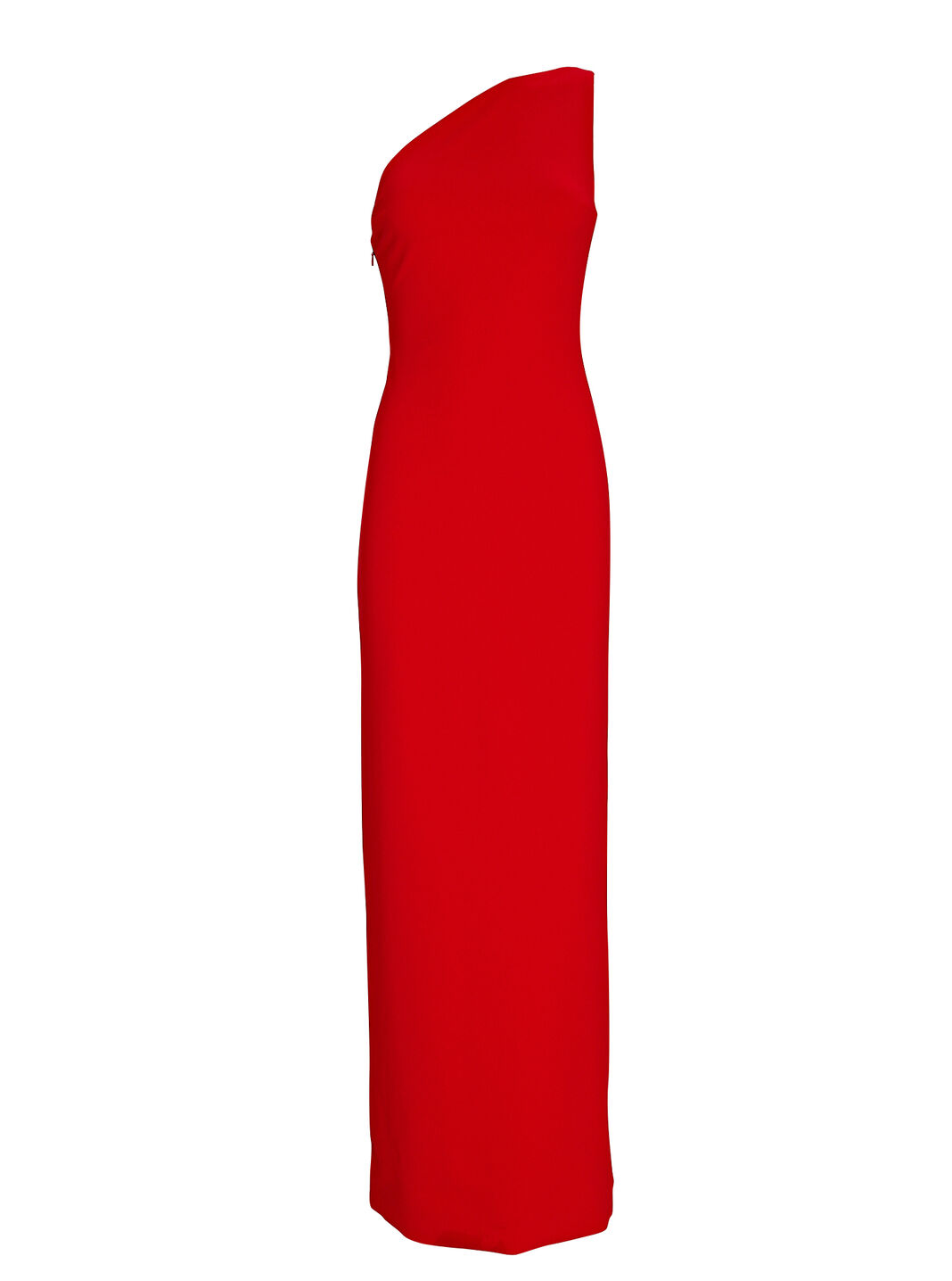 Nadina One-Shoulder Crepe Maxi Dress