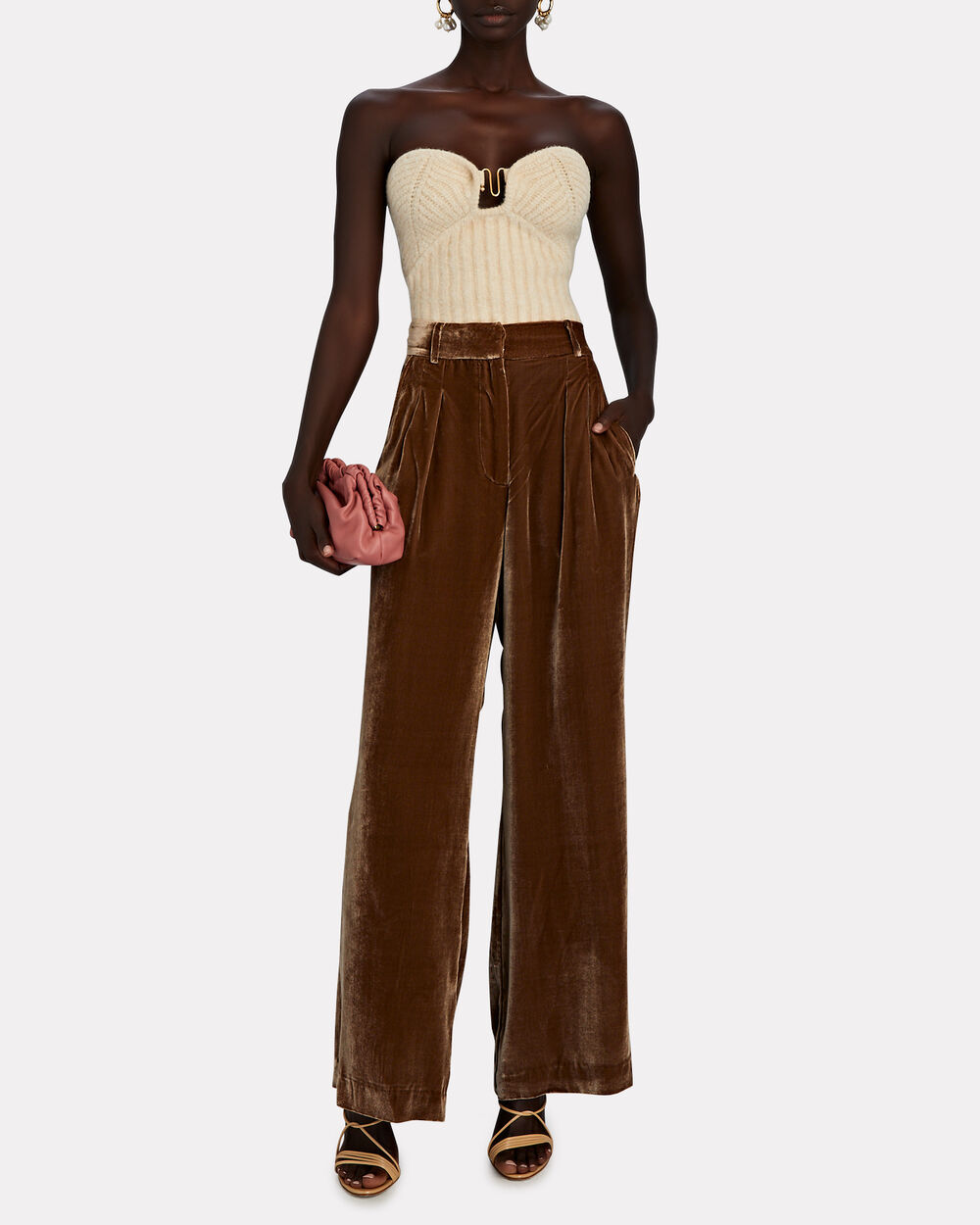 Velvet trousers Louis Vuitton Multicolour size 38 FR in Velvet - 24757607