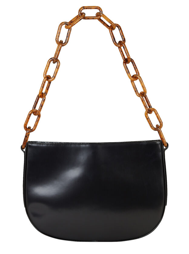 Pelle Chain Leather Shoulder Bag