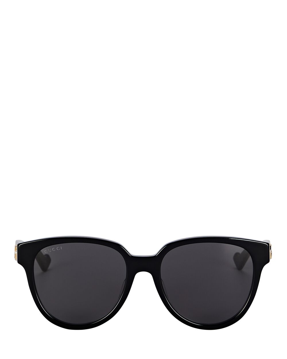 Gucci Oversized Cat Eye Sunglasses with Gold Frame