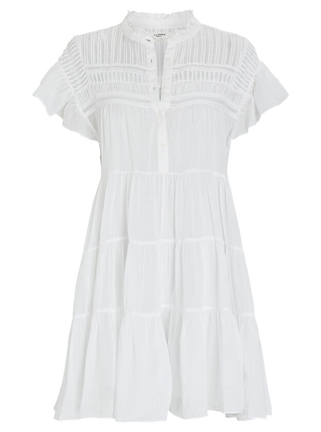 Lanikaye Tiered Cotton Mini Dress