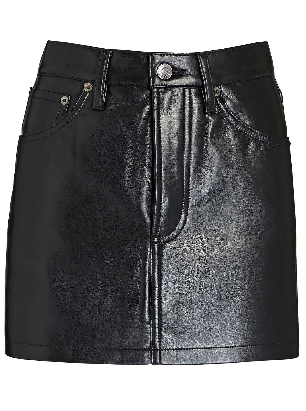Liv Recycled Leather Mini Skirt