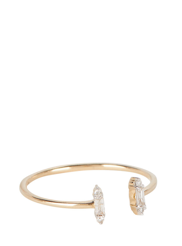 Open Stack Baguette Ring