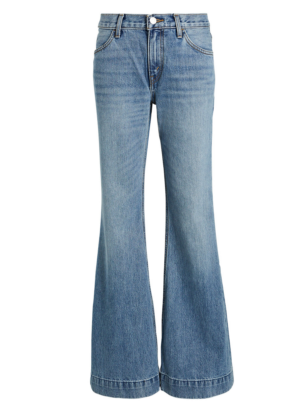 70s Low-Rise Bell Bottom Jeans