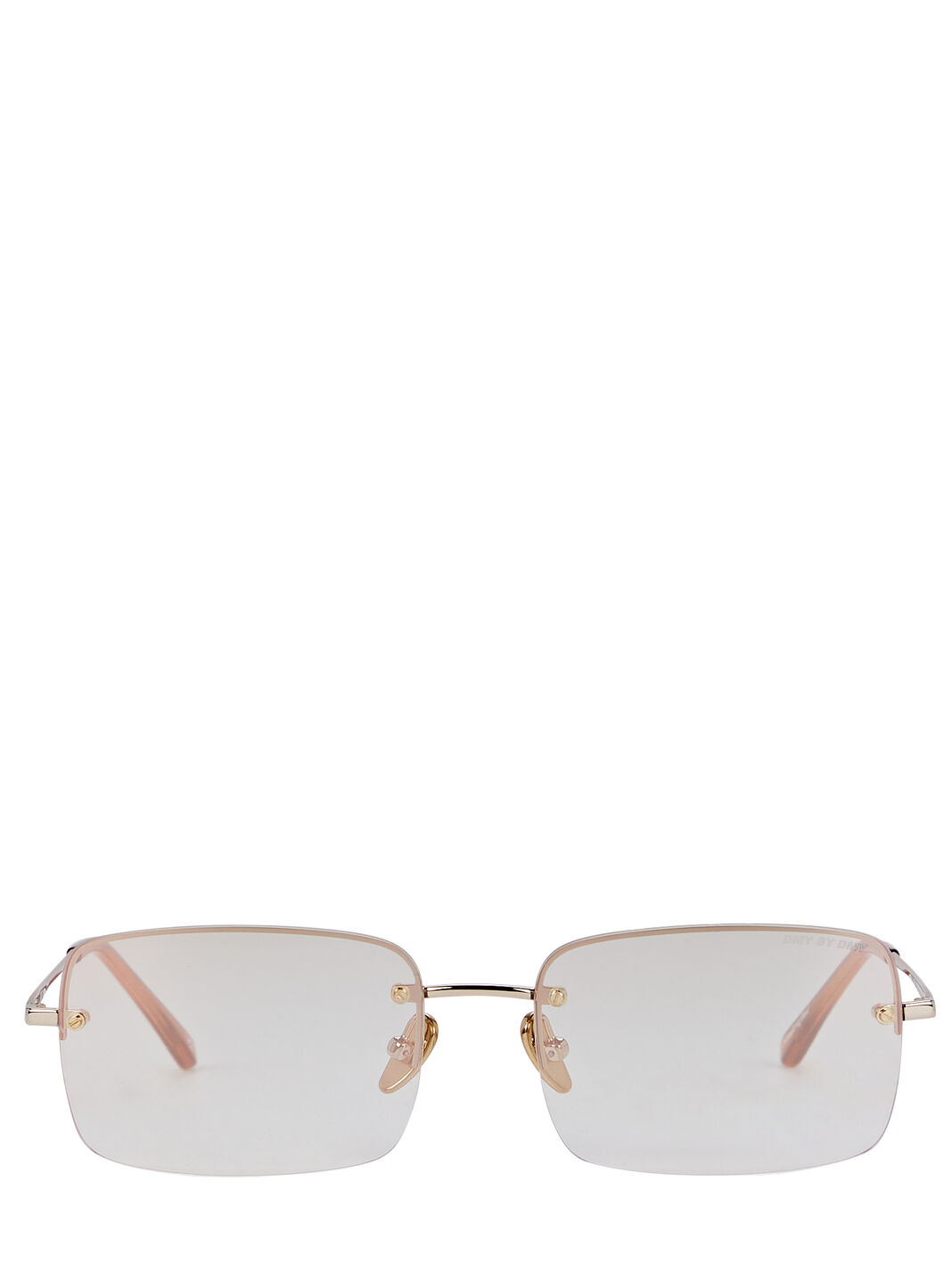 Jen Mirror Rimless Rectagular Sunglasses