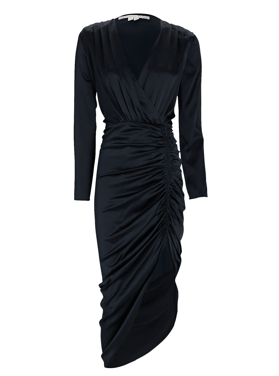 Cameri Asymmetric Silk-Blend Dress