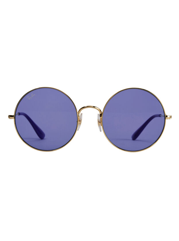 The Jajo Purple Round Sunglasses