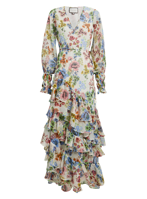 Solace Floral Ruffle Dress