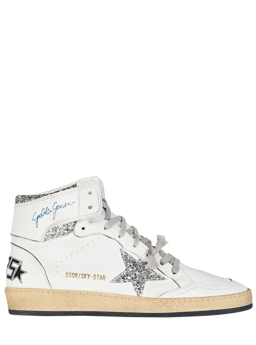 Sky Star Leather High-Top Sneakers