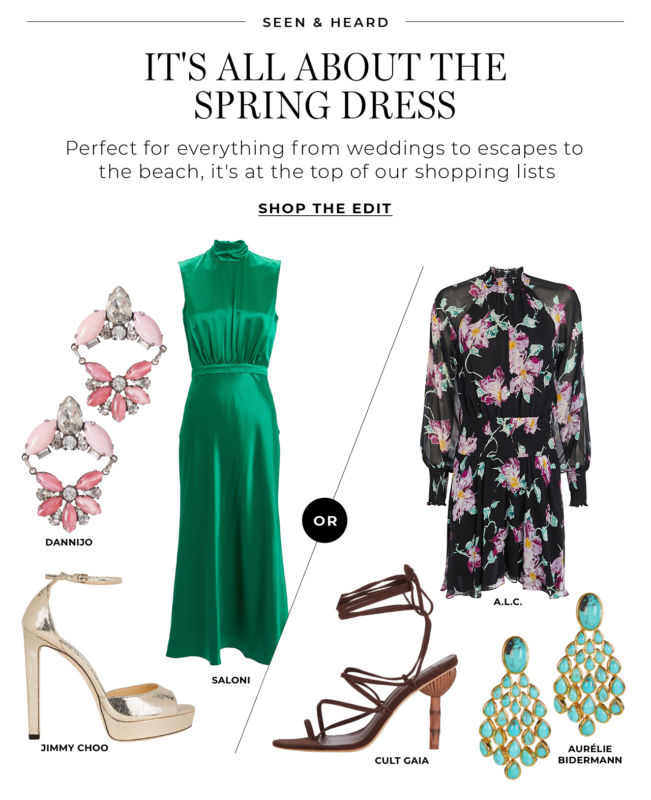 It's all about the spring dress 