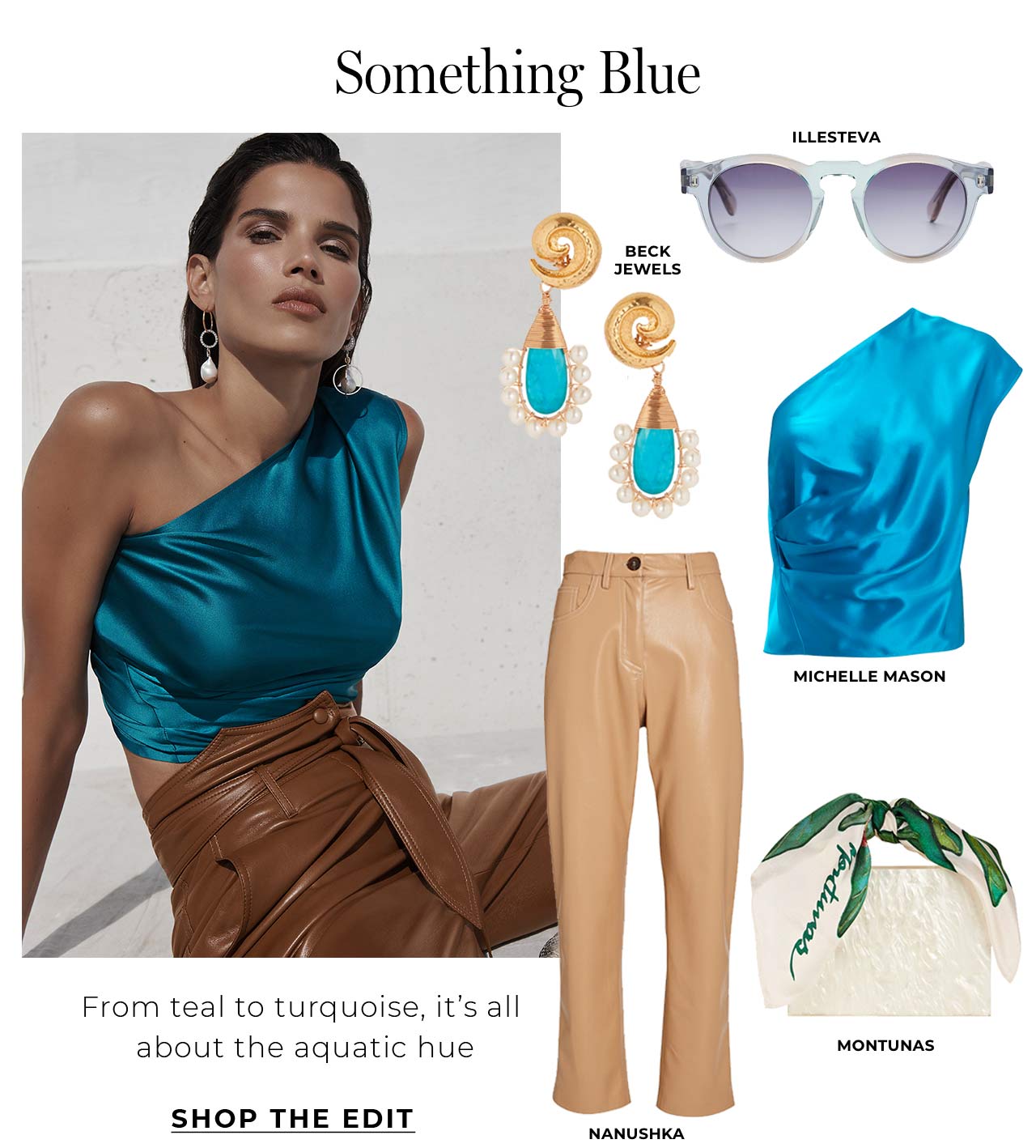 From teal to turquoise, it's all about something blue