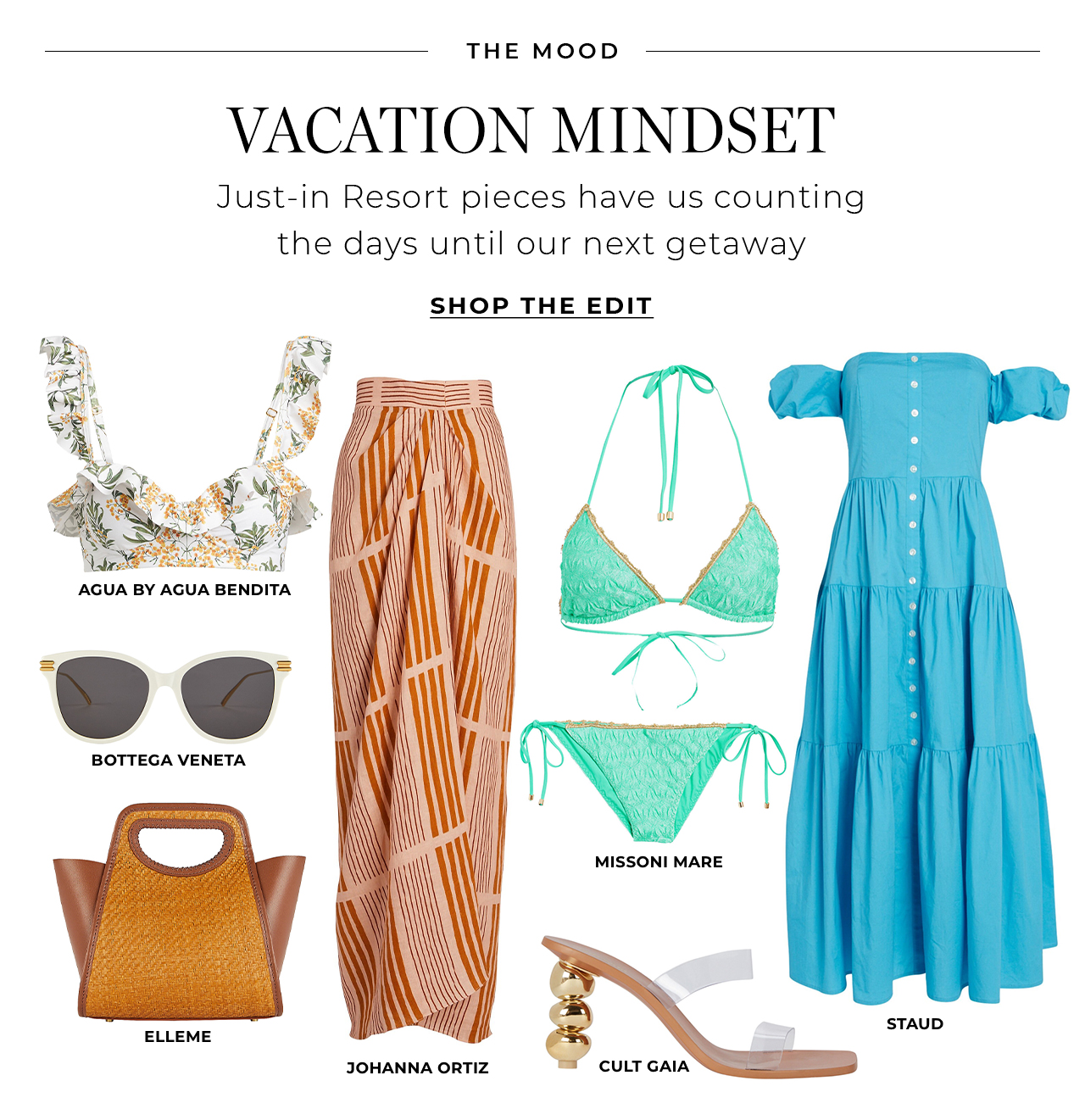 Just-in Resort pieces have us counting the days until our next getaway