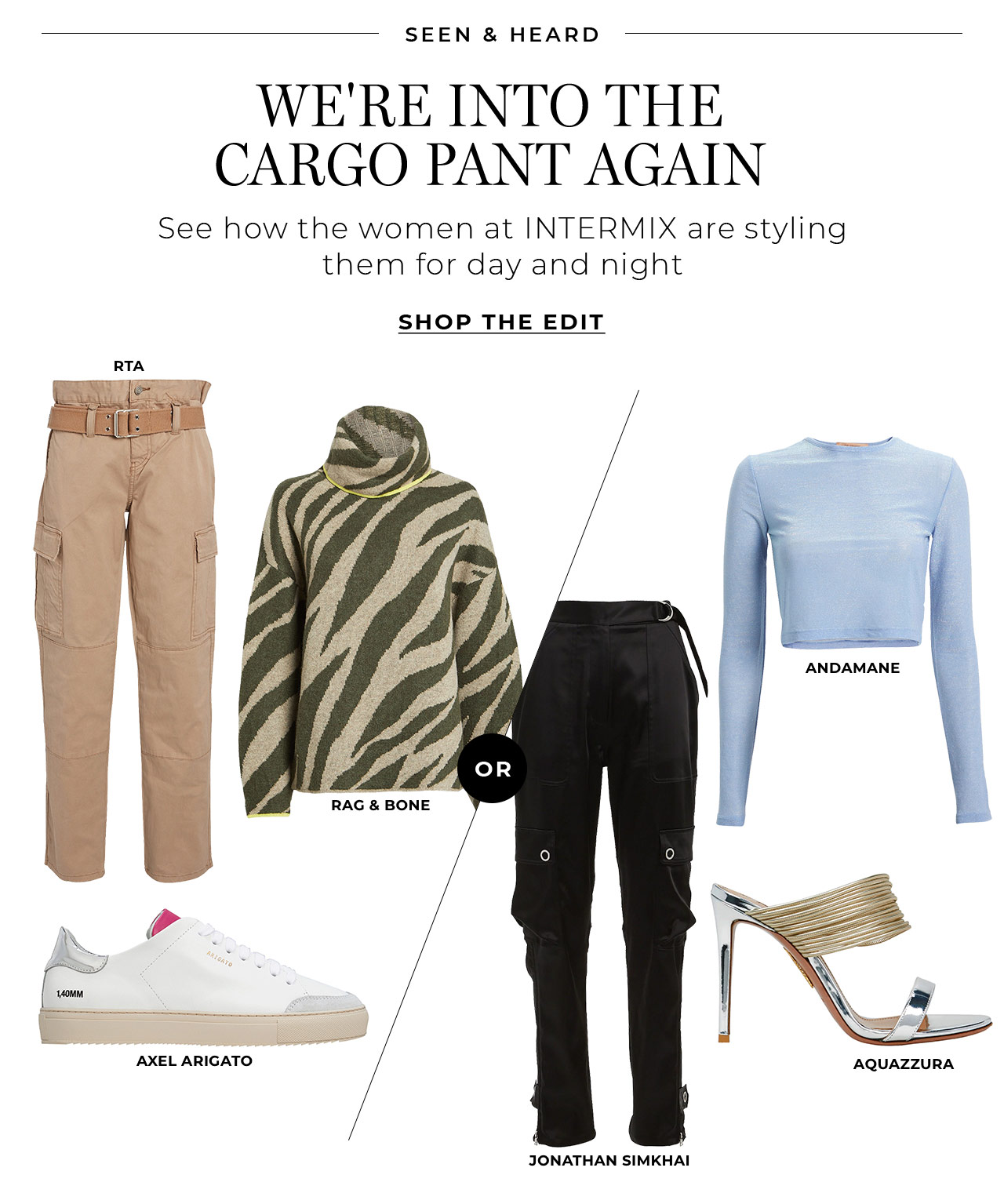 We're into the cargo pant again
