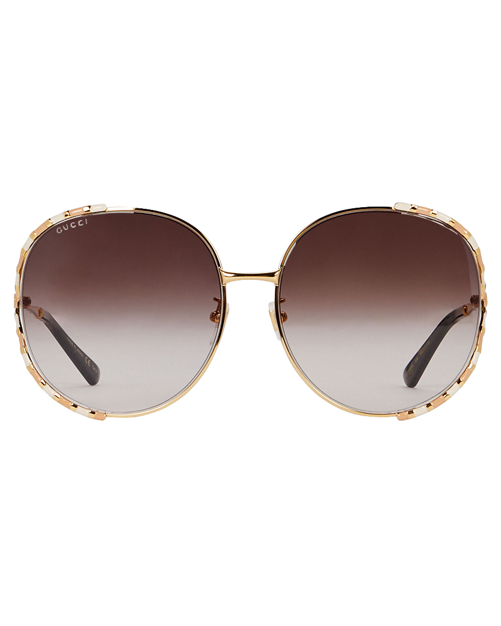 Gucci Oversized Rounded Sunglasses | ModeSens