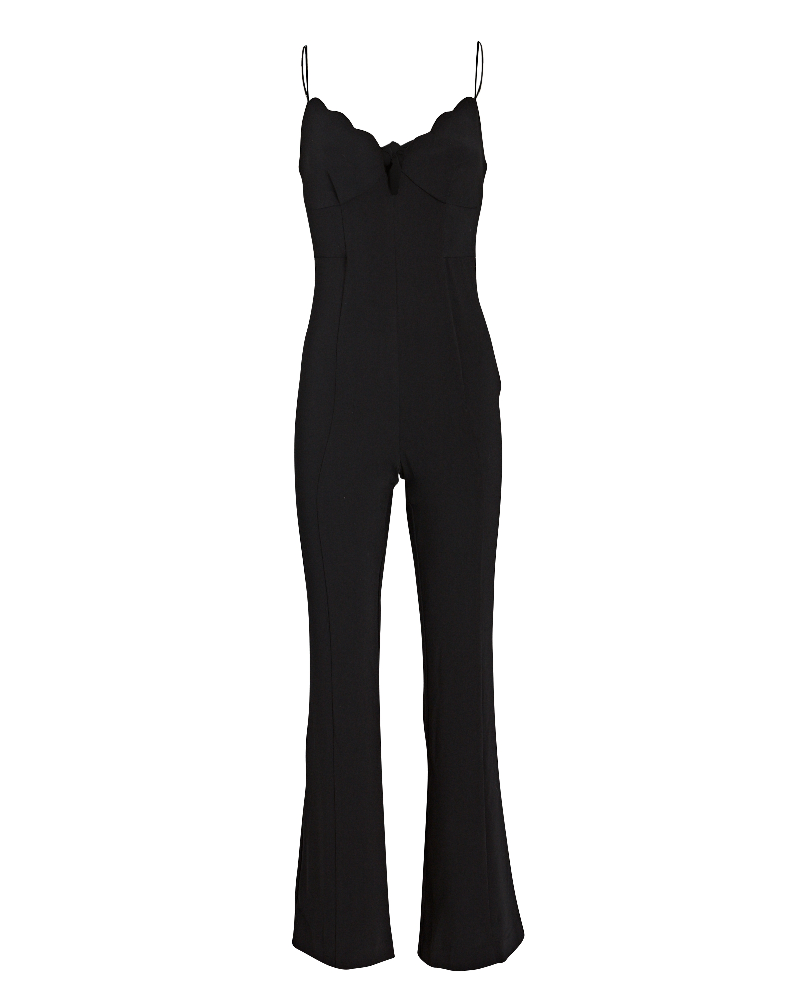Significant Other Jeannie Scalloped Crepe Jumpsuit | INTERMIX®