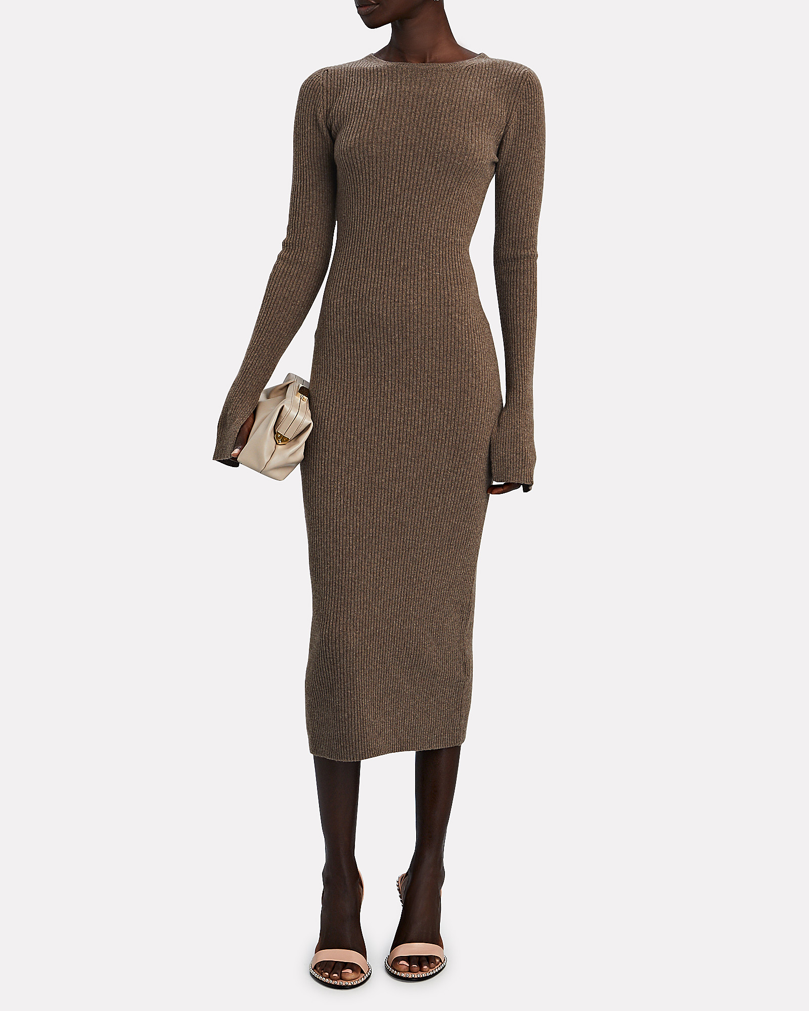 Andamane Etta Split Cuff Knit Midi Dress | INTERMIX®