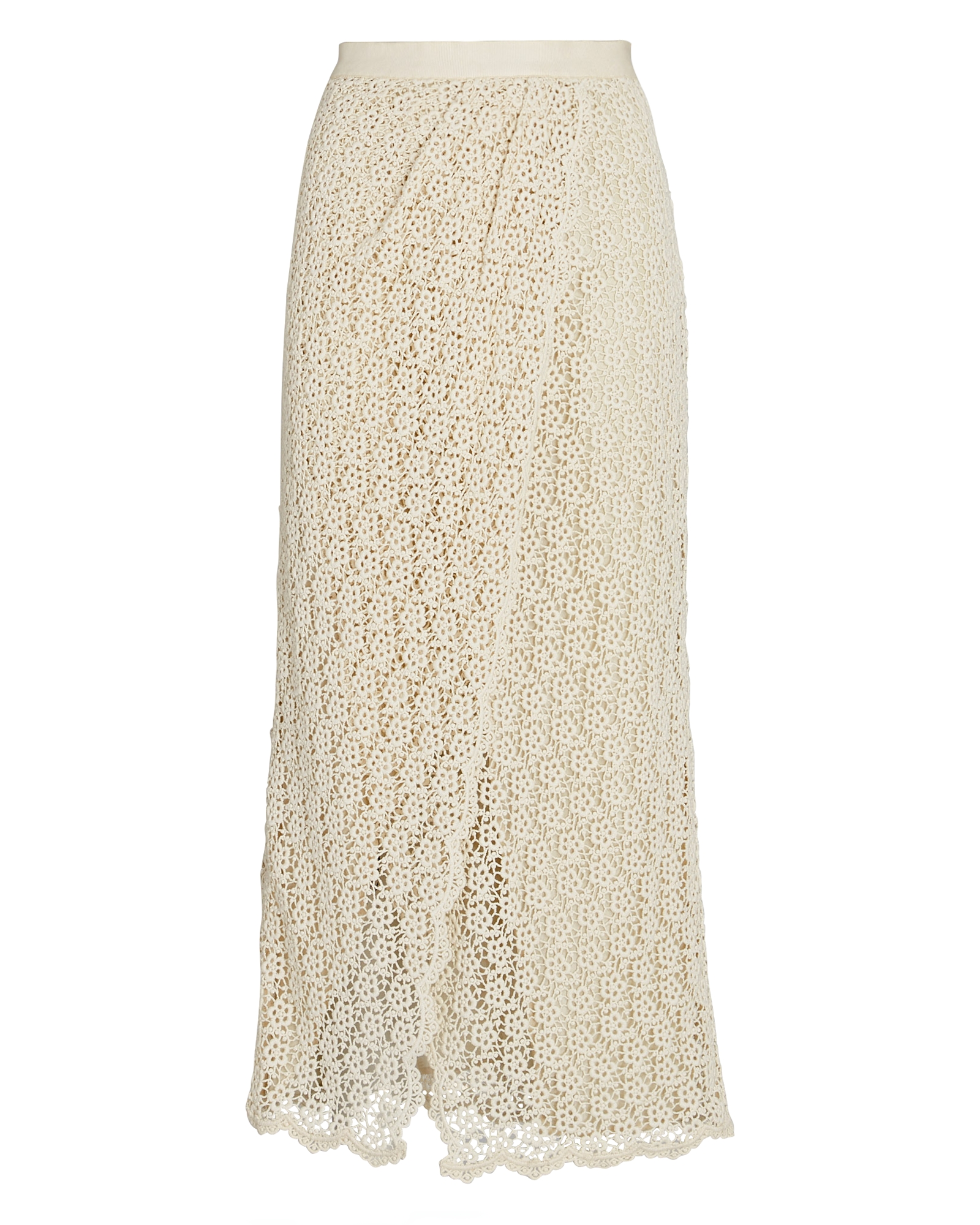 Isabel Marant Evelina Crochet Midi Wrap Skirt | INTERMIX®