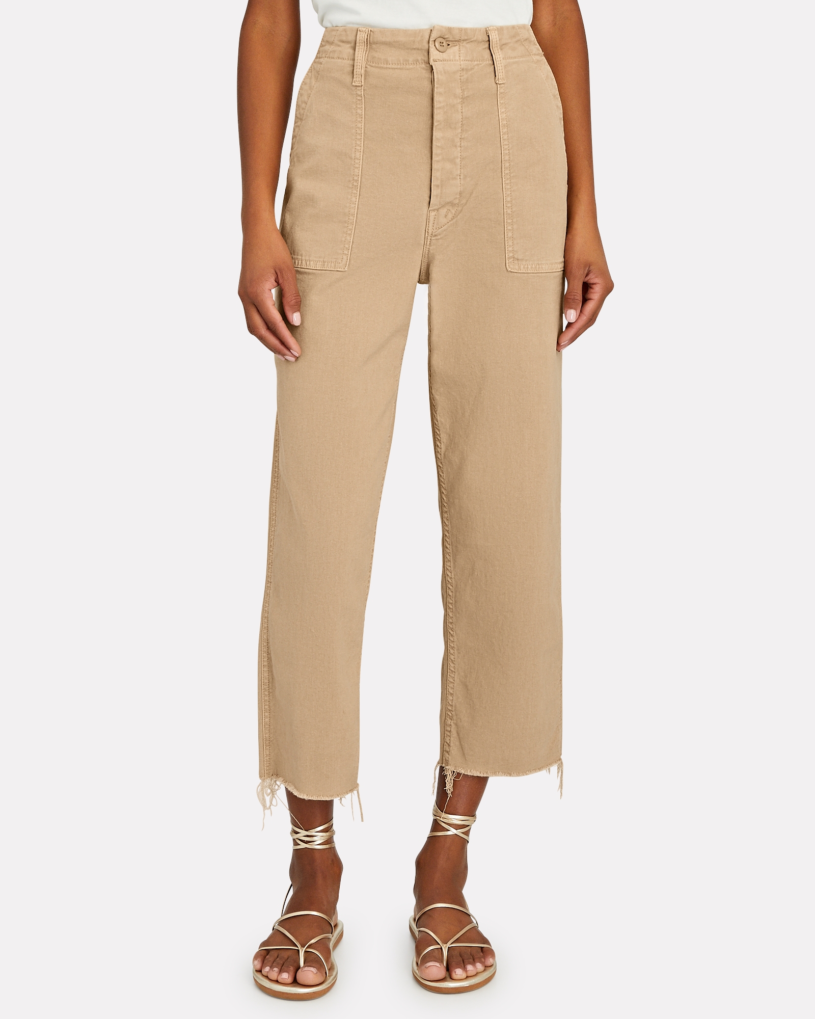 MOTHER The Patch Pocket Private Ankle Jeans | INTERMIX®