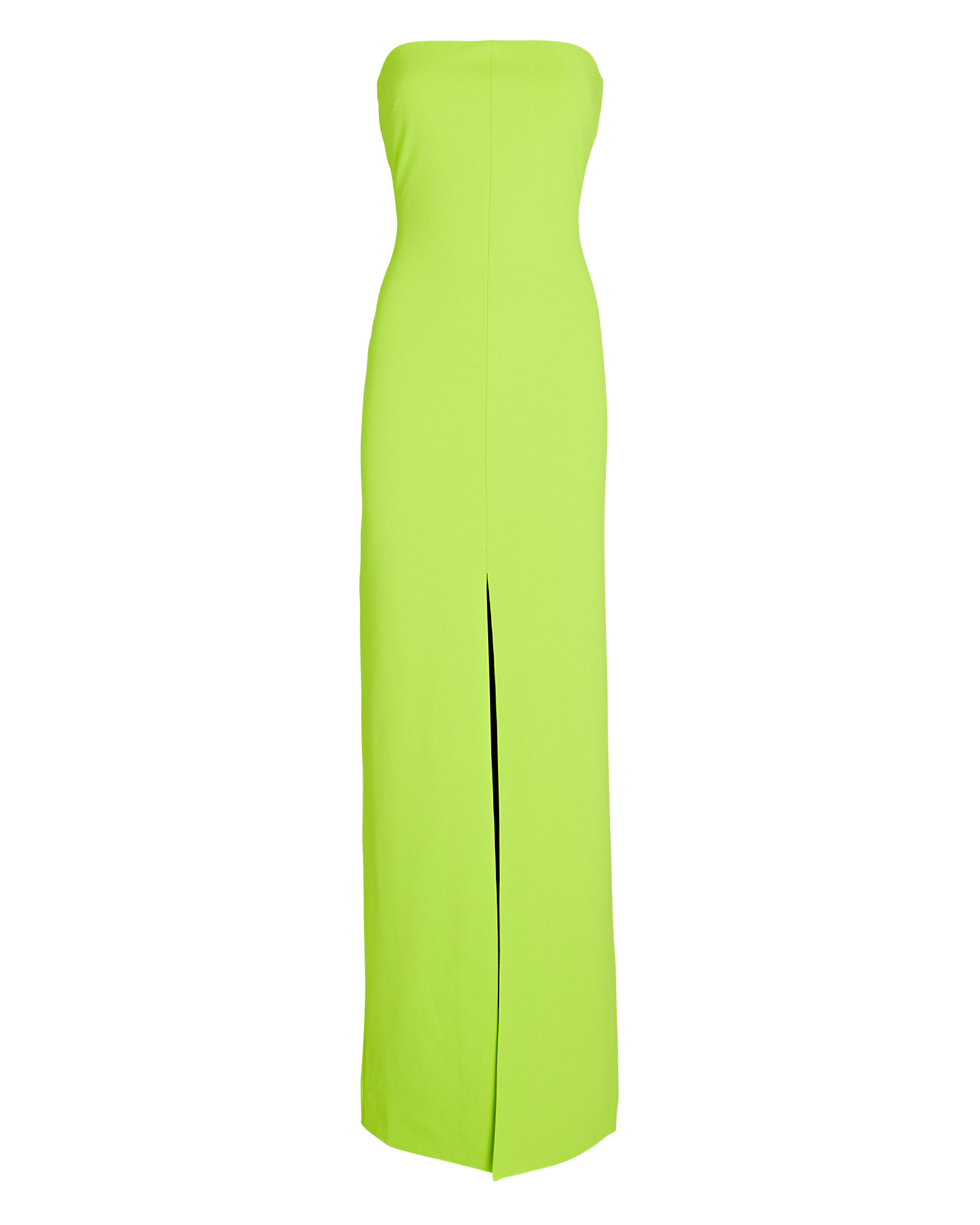 Solace London Bysha Stretch-Crepe Maxi Dress in Lime | INTERMIX®