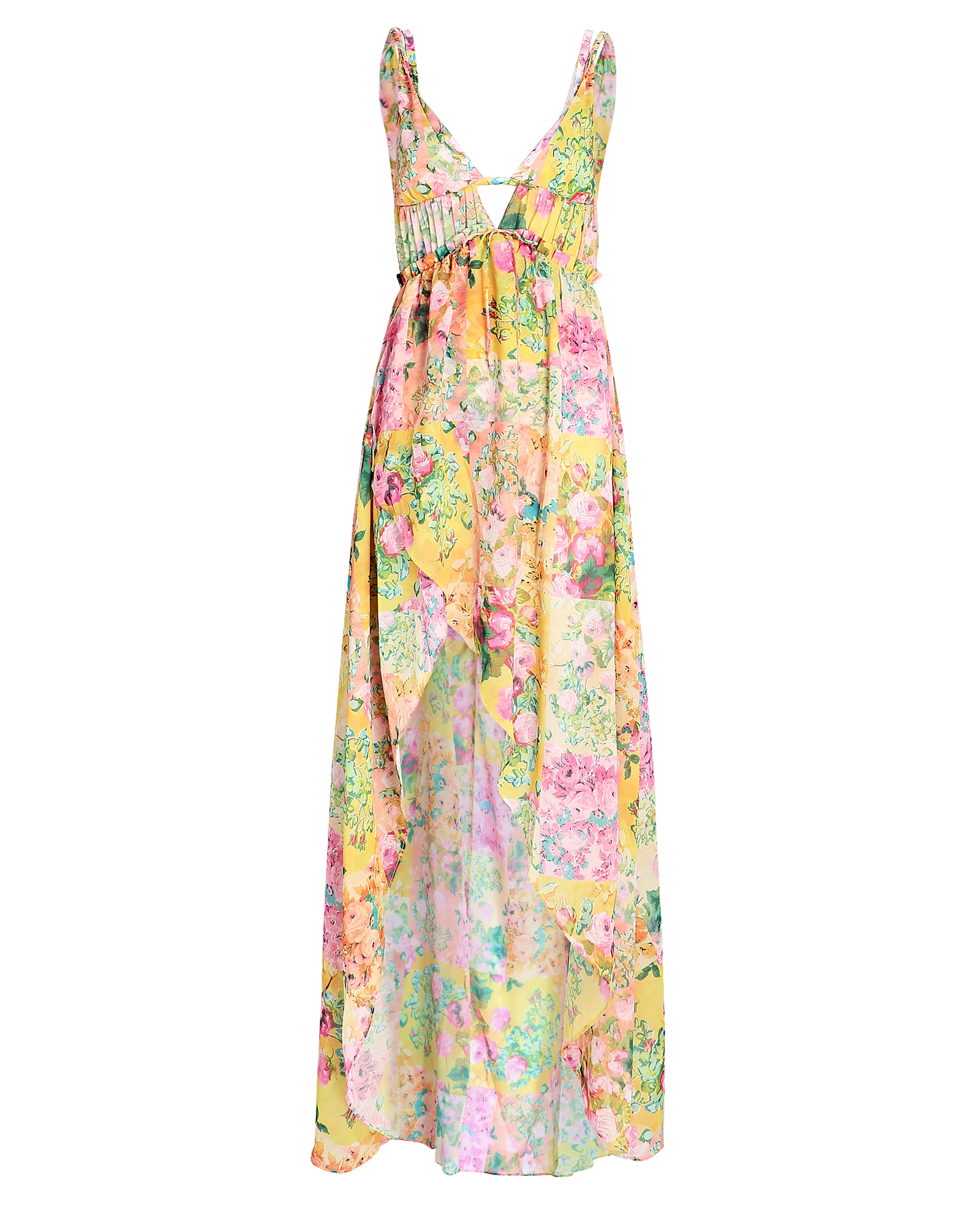 For Love & Lemons Madison Floral Maxi Dress | INTERMIX®