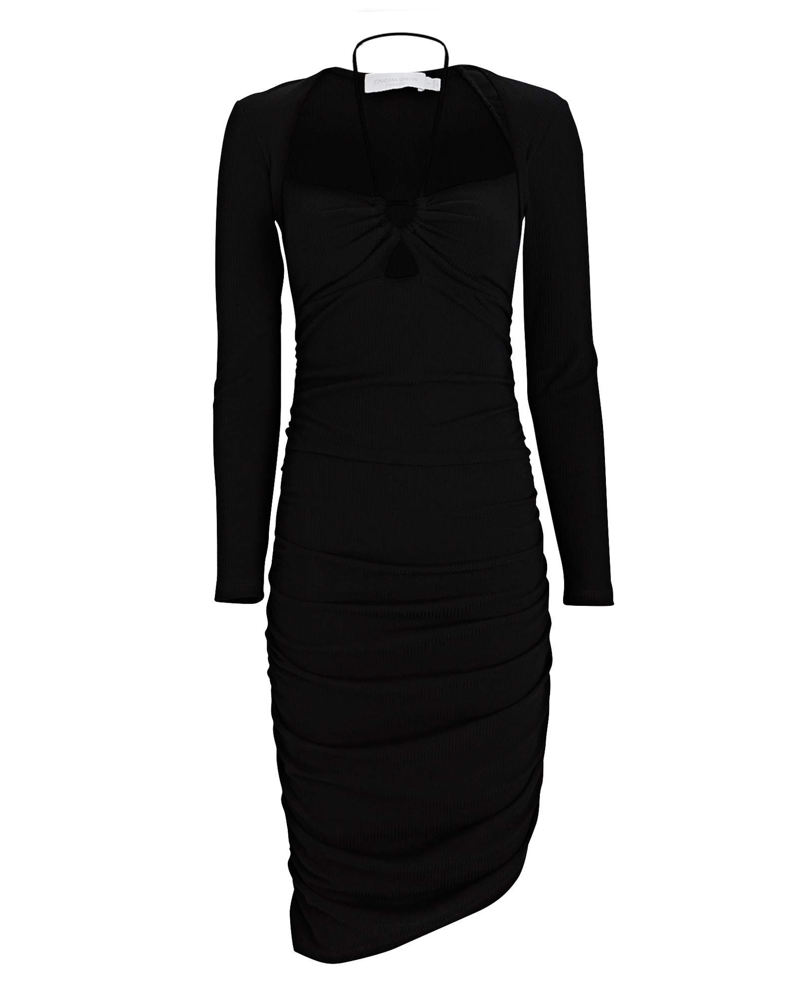 Jonathan Simkhai Standard Tanya Dress In Black | INTERMIX®