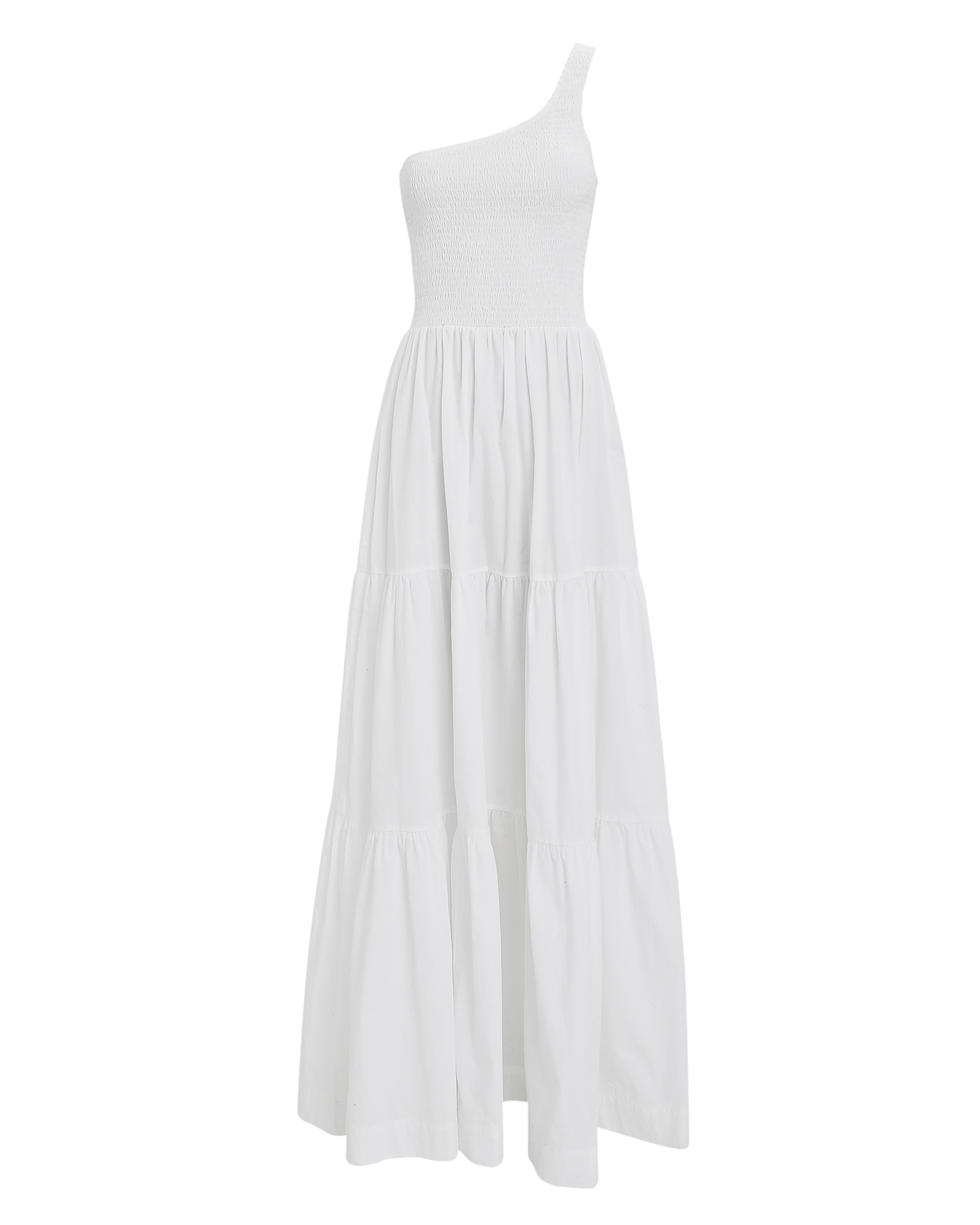 SWF Smocked One-Shoulder Maxi Dress | INTERMIX®