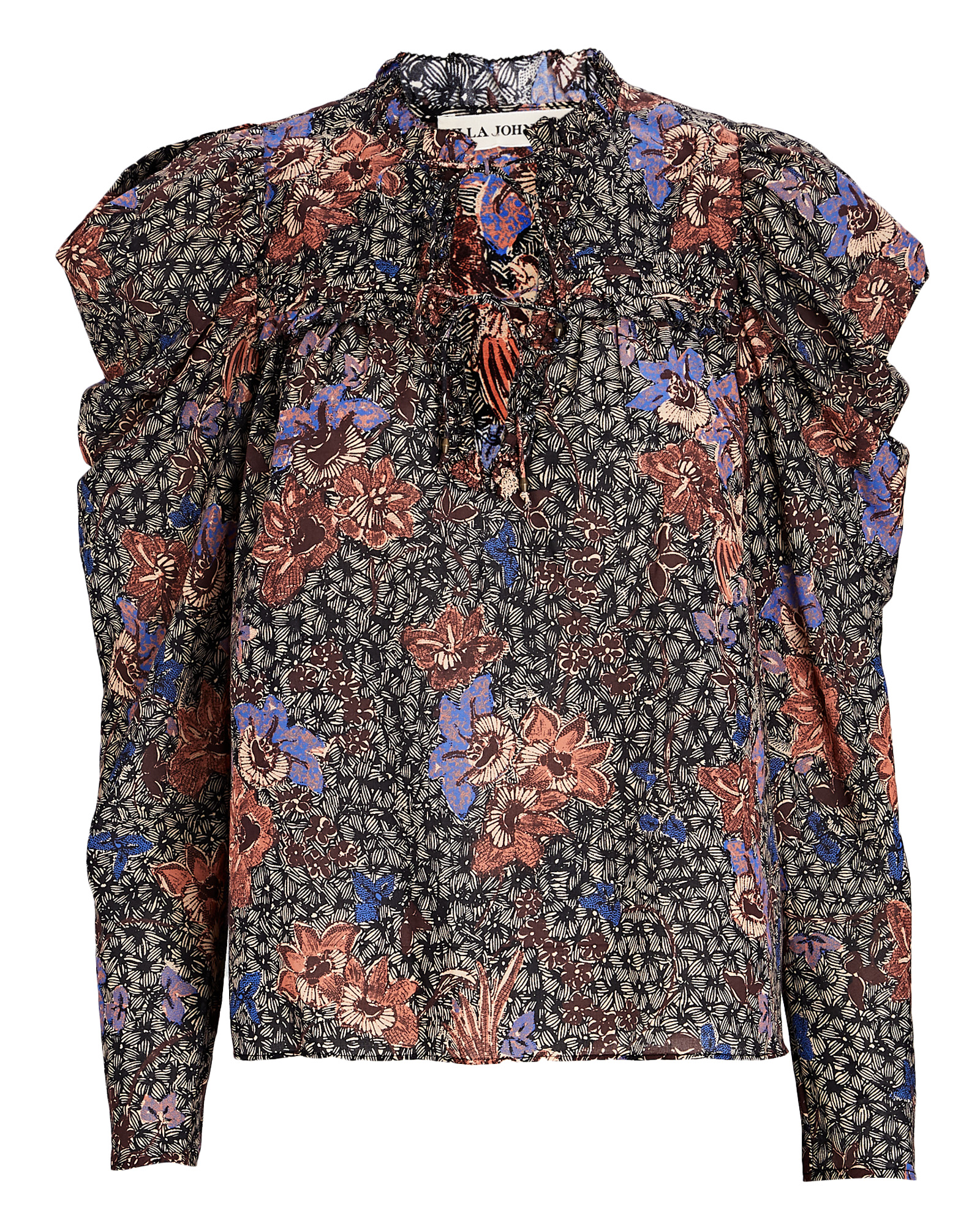 Ulla Johnson Remy Puff Sleeve Floral Blouse | INTERMIX®