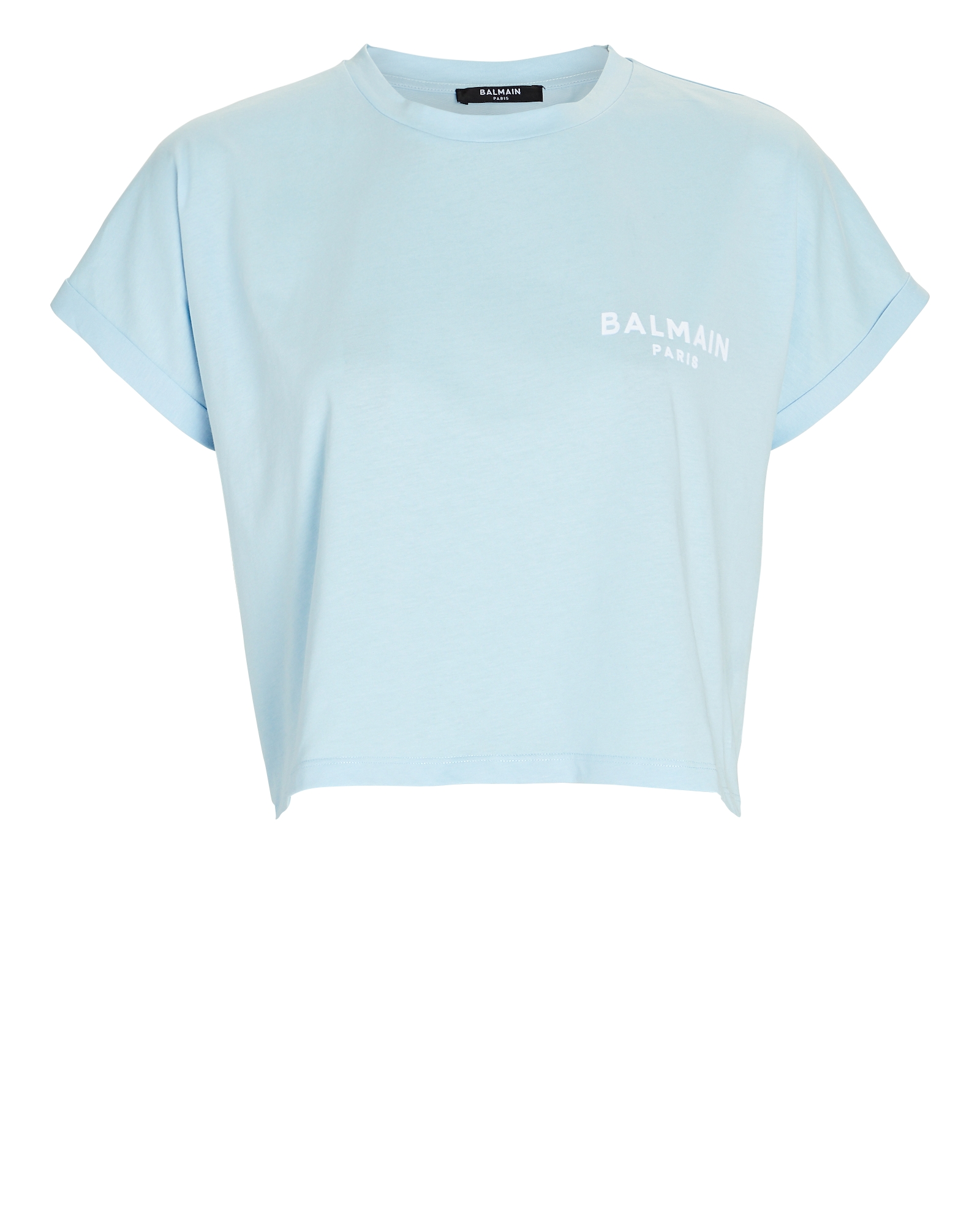 Balmain Cropped Logo T-Shirt | INTERMIX®