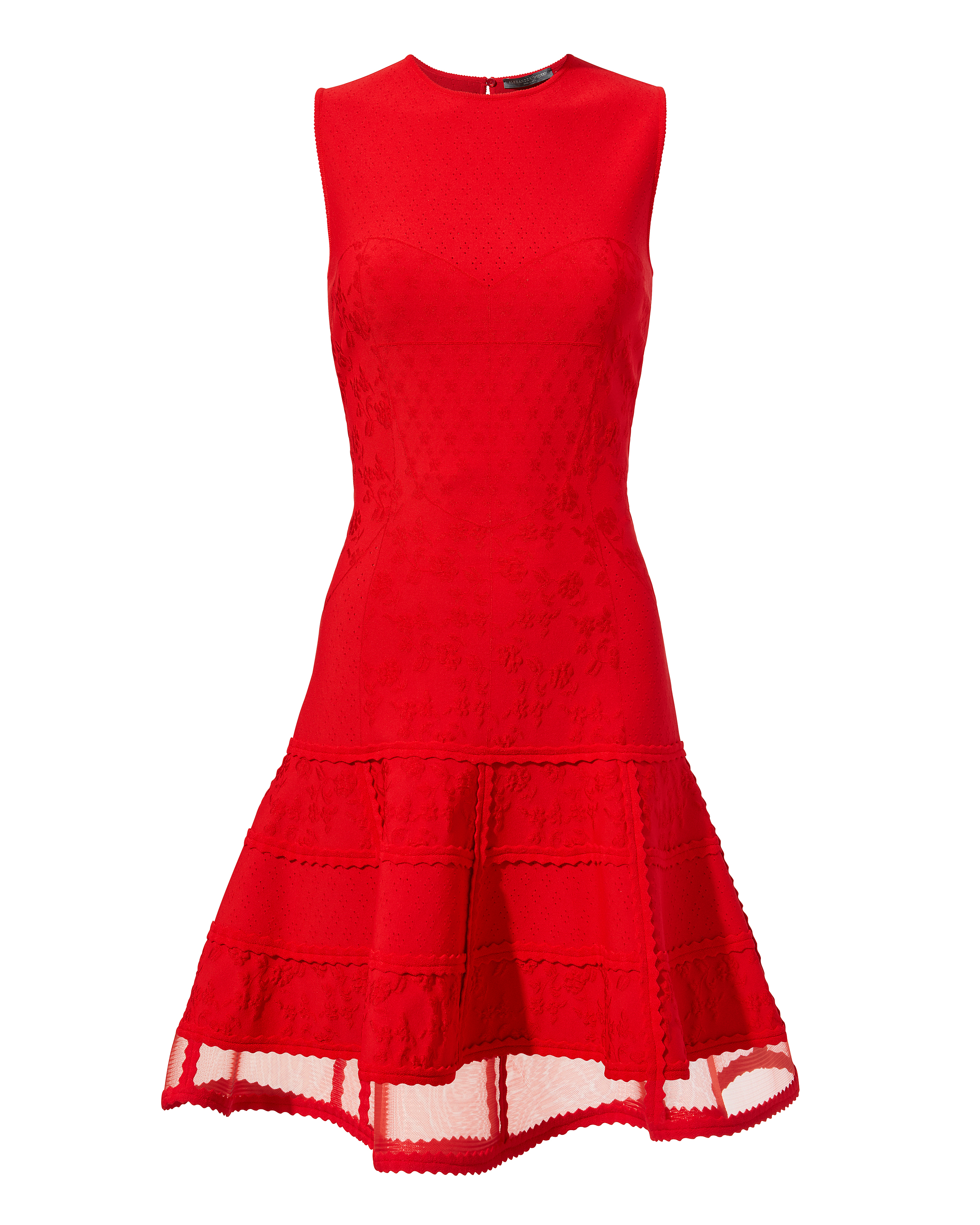 Crinoline Hem Red Dress