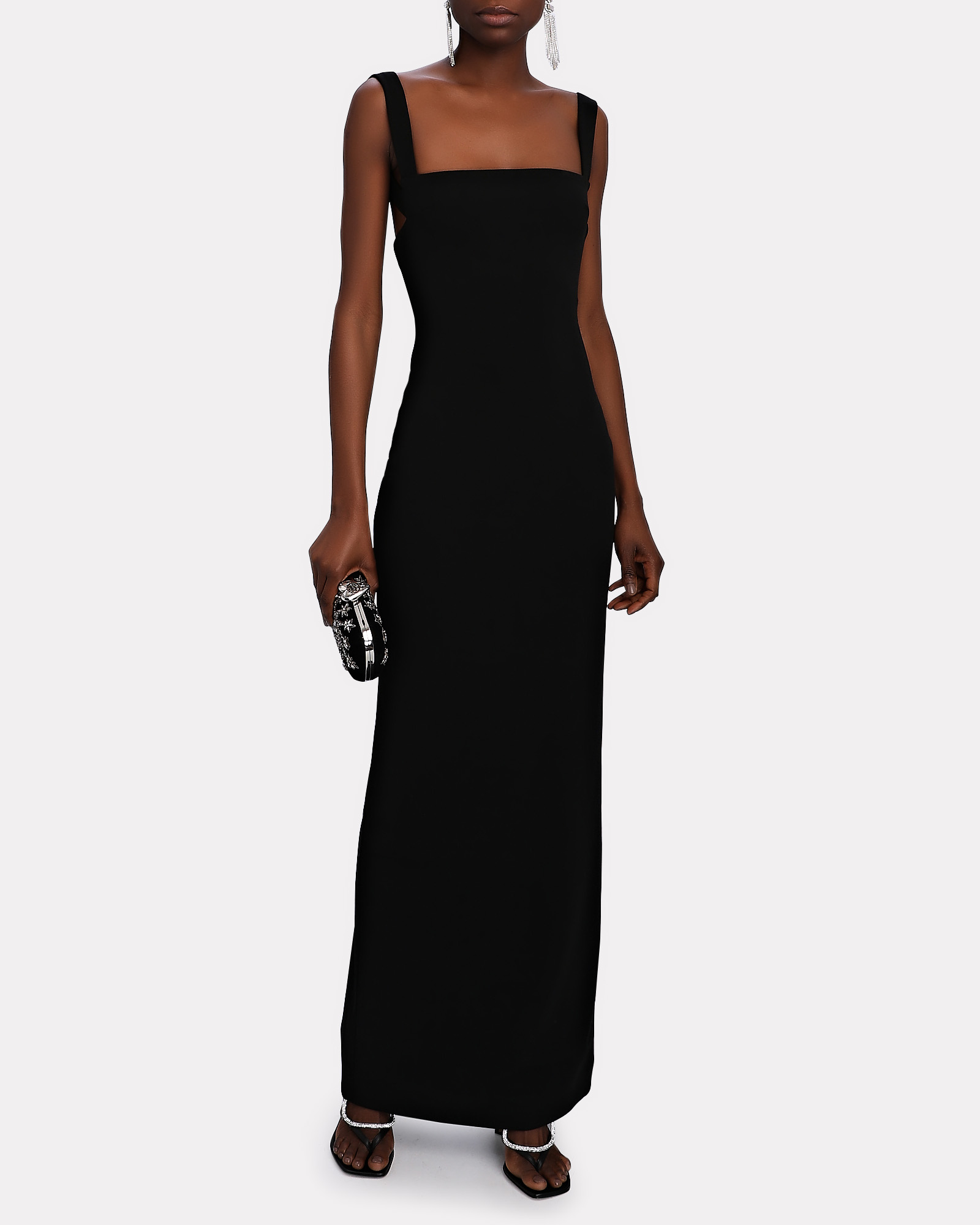 Solace London Joni Crepe Maxi Dress | INTERMIX®