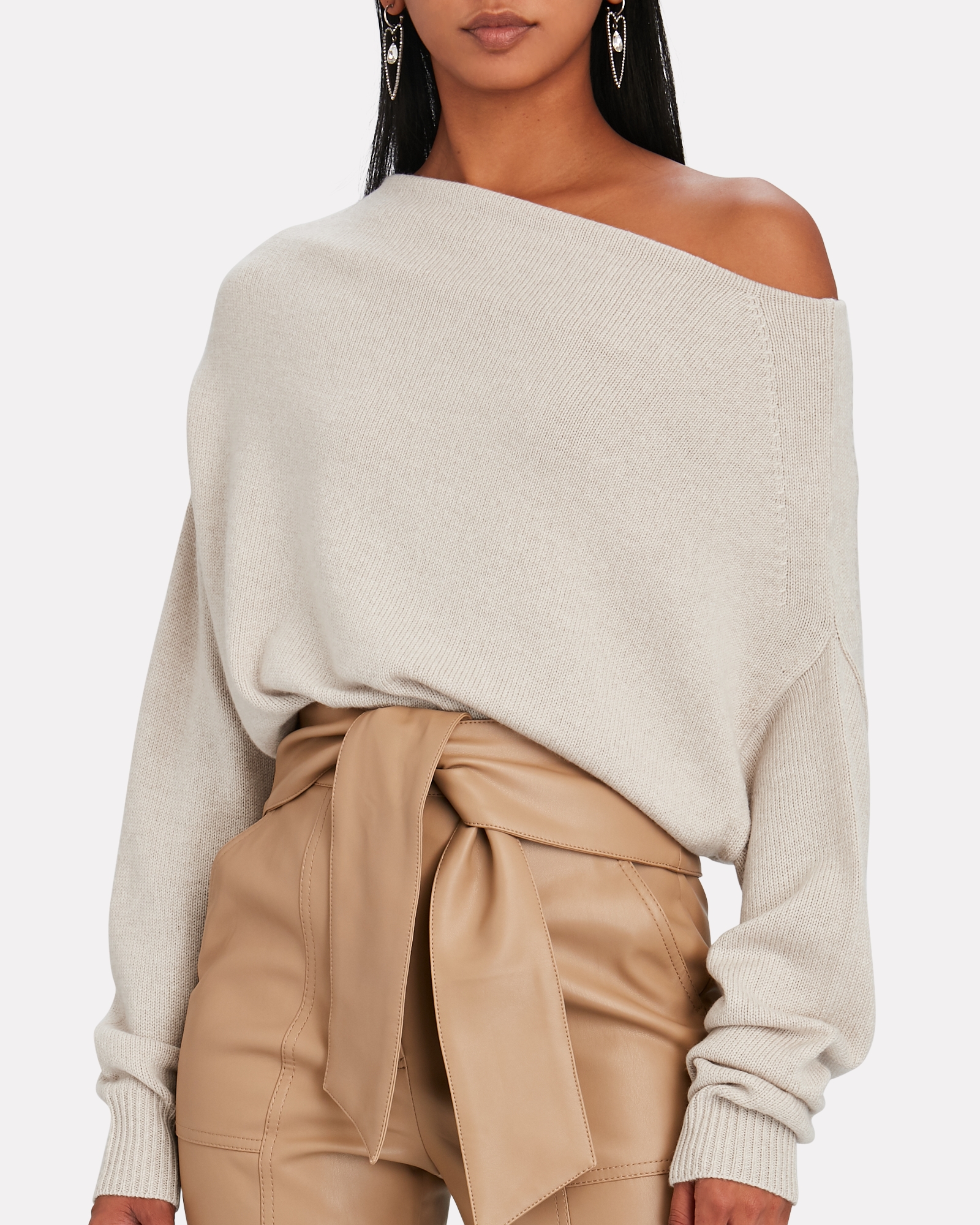Proenza Schouler One-Shoulder Merino Wool Sweater | INTERMIX®
