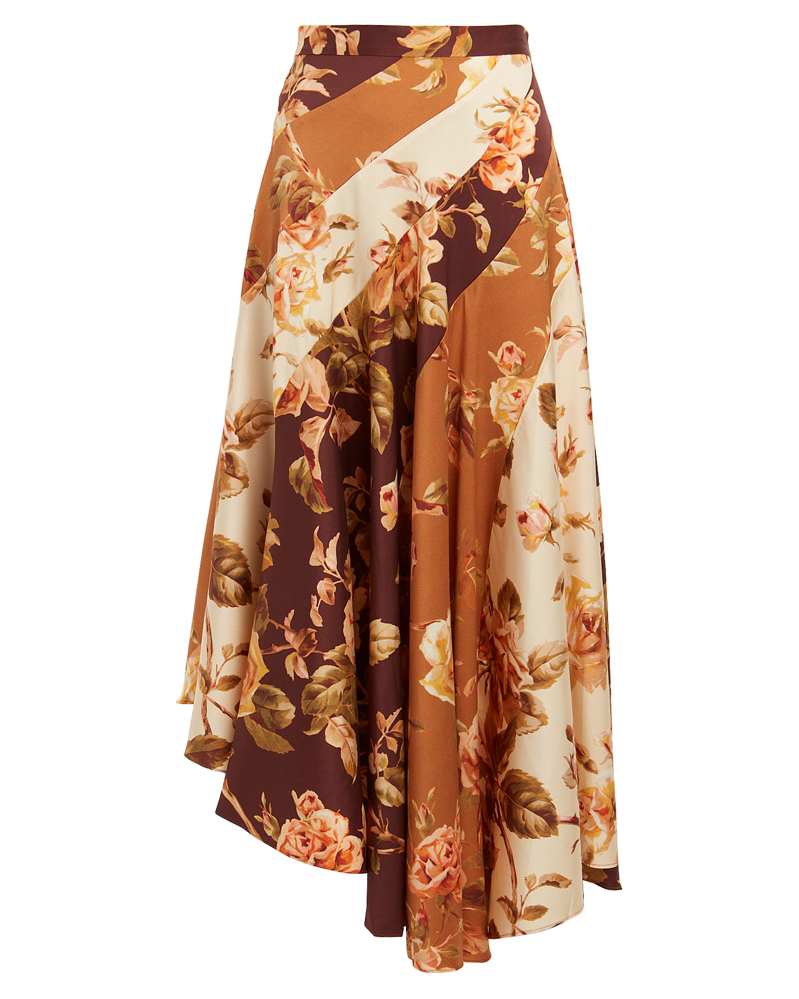 Zimmermann | Resistance Spliced Floral Midi Skirt | INTERMIX®